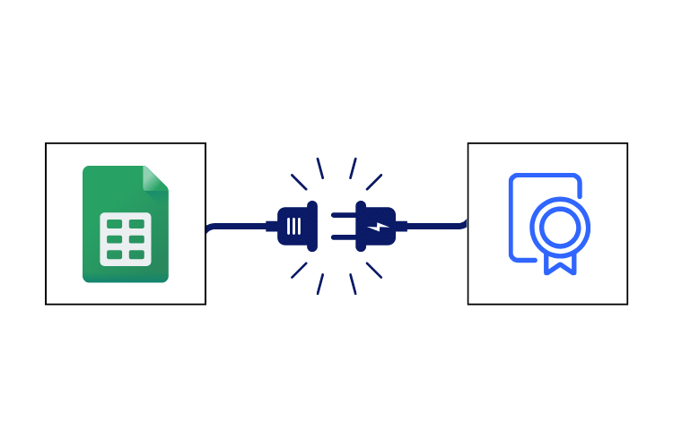 Connect Google Sheets with CertifyMe to send badges and certificates