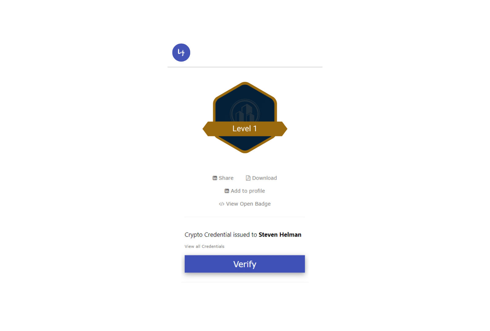 Issue Digital Badges