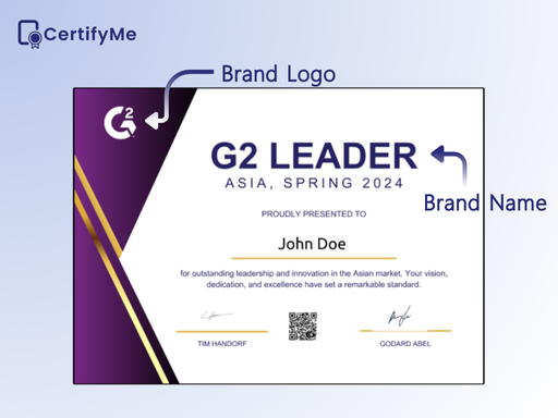 Branding opportunities in a verifiable credential