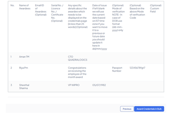 Download sample CSV file