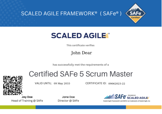 Traditional Certificate