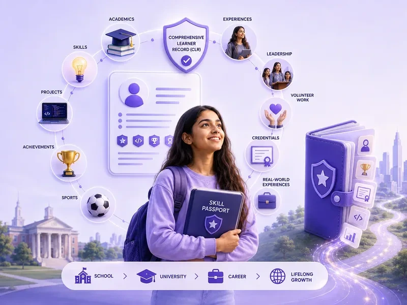 SkillStory comprehensive learner record visual bringing multiple forms of learning achievement together