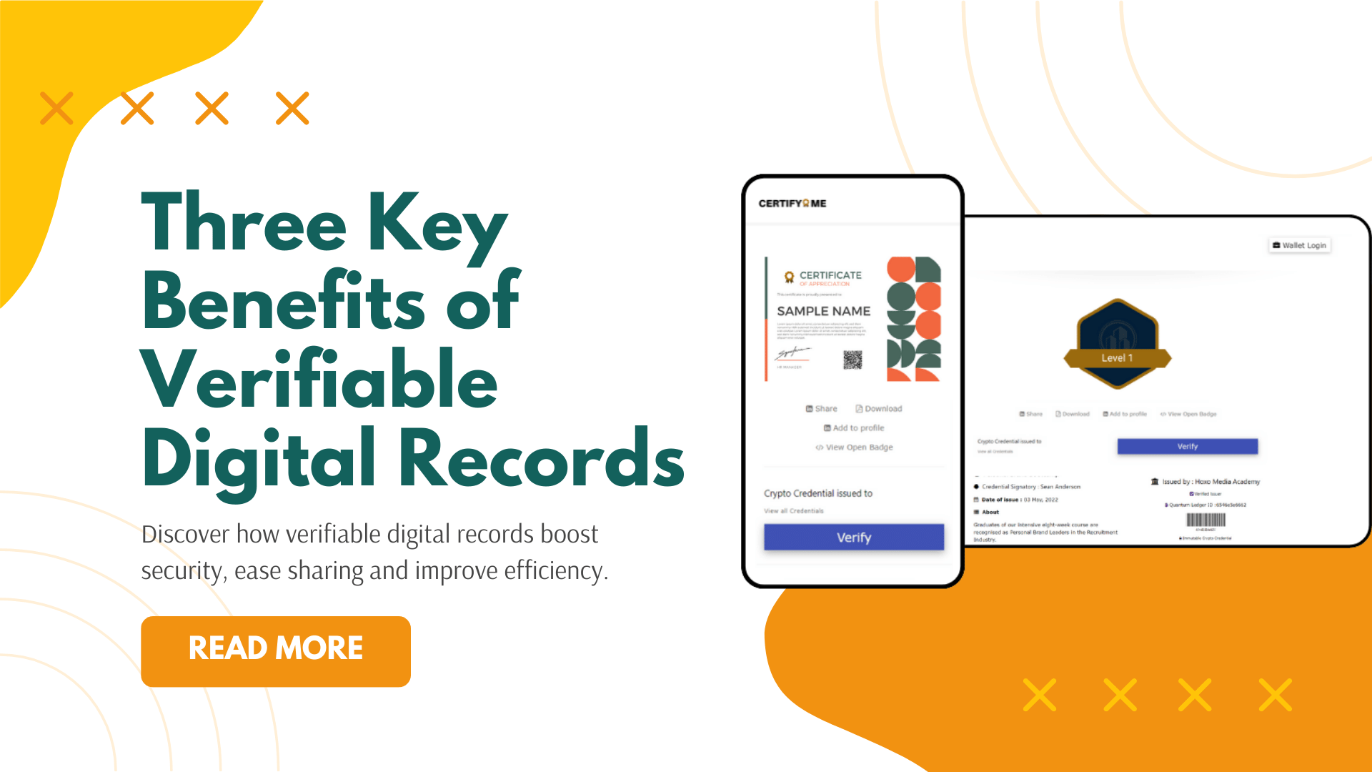 Three Key Benefits of Verifiable Digital Records